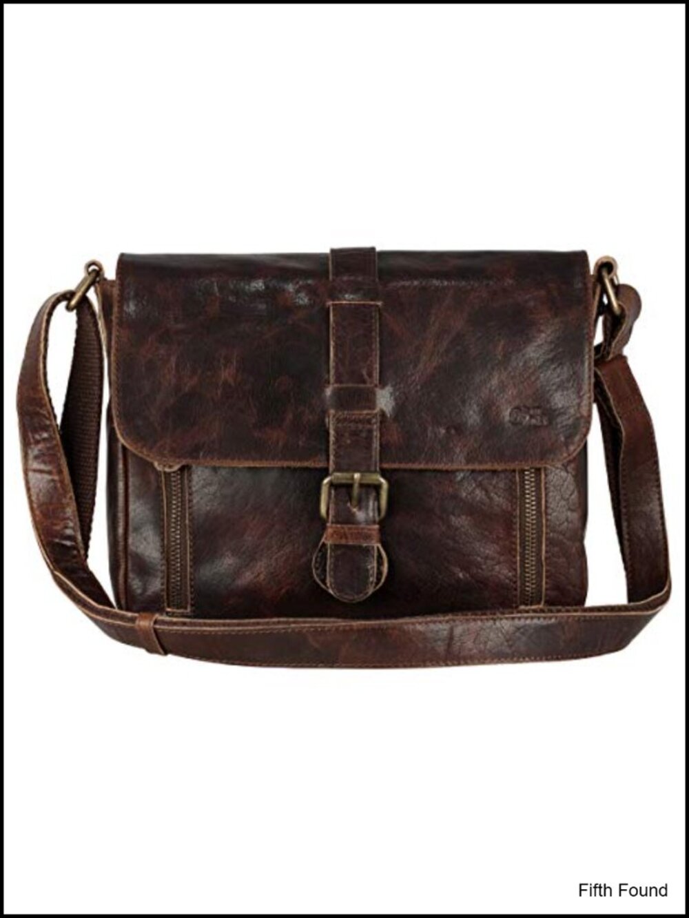 Genuine Leather Crossbody Messenger Bag